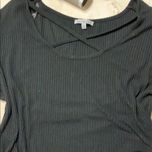 Black Charlotte Russse top